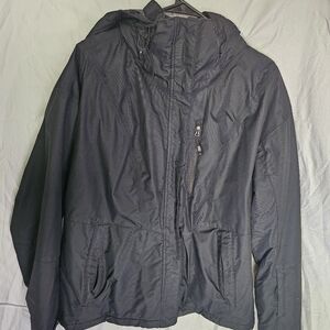 Men's Black Hooded Jacket